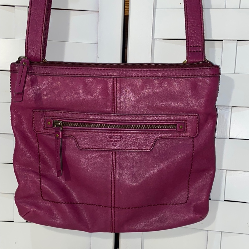 Fossil Leather Crossbody Purse